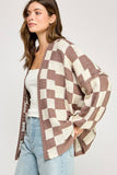 Checkered Cardigan
