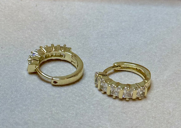 Charlotte Diamond Hoop Earrings
