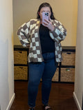 Checkered Cardigan
