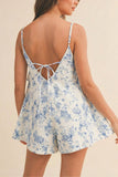 Floral Flared Romper