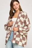 Checkered Cardigan