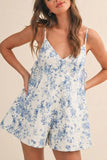 Floral Flared Romper