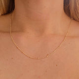Gold Satellite Necklace