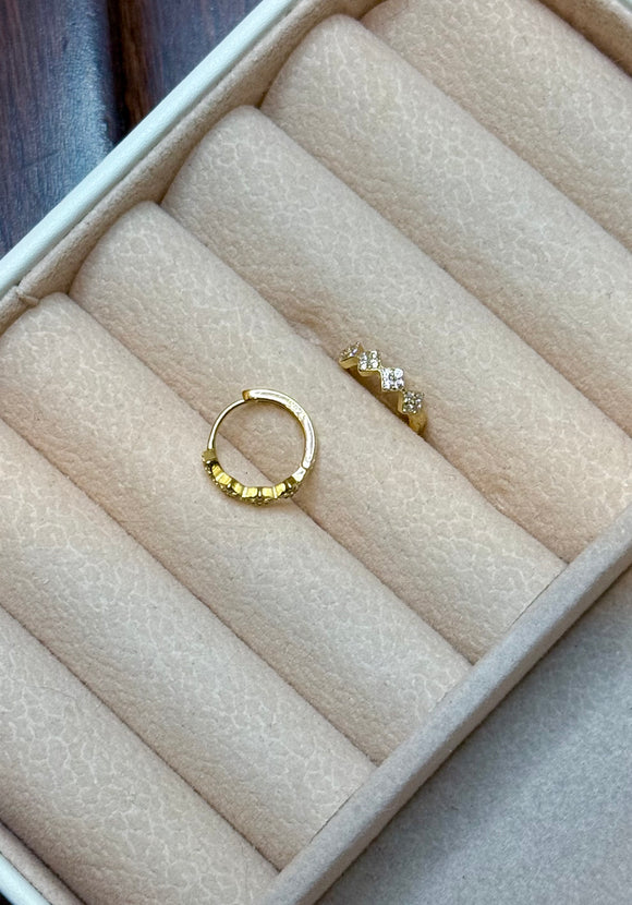 Alice Diamond Hoop Earrings