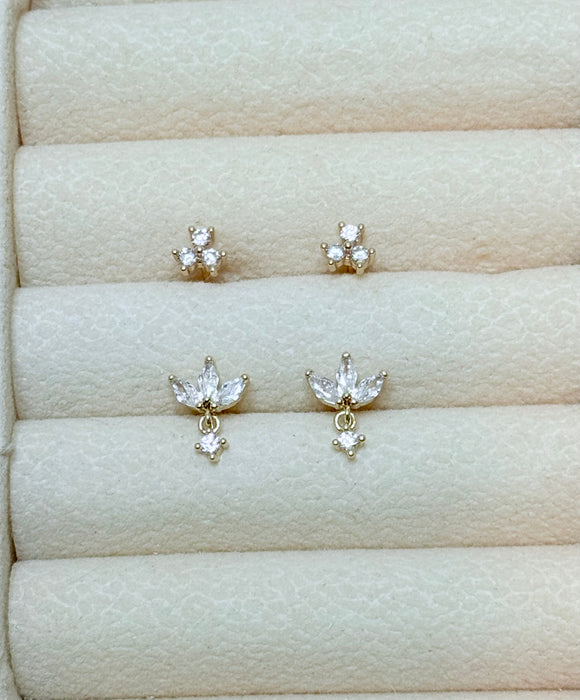 Crystal Stud Earrings