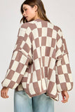 Checkered Cardigan