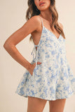 Floral Flared Romper
